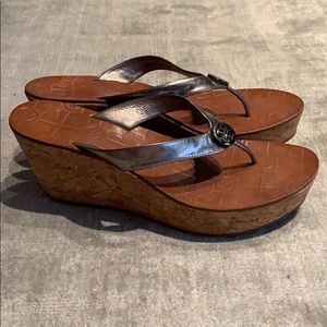 Tory Burch Thora Cork Wedge Sandals
